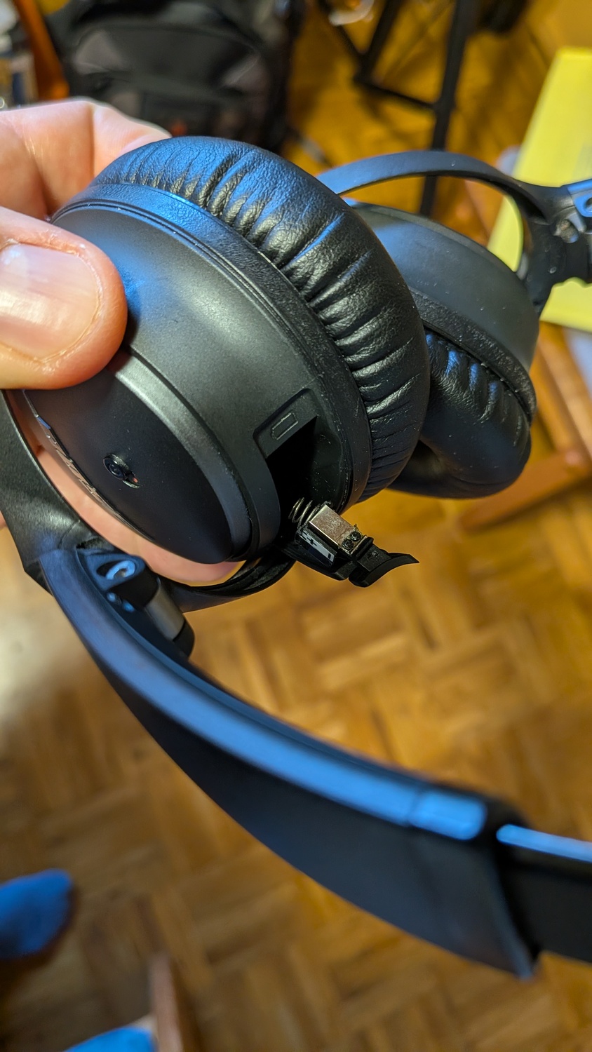 The battery flap